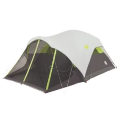 Coleman 6-Person Steel Creek™ Fast Pitch™ Dome Camping Tent With Screen Room, Green