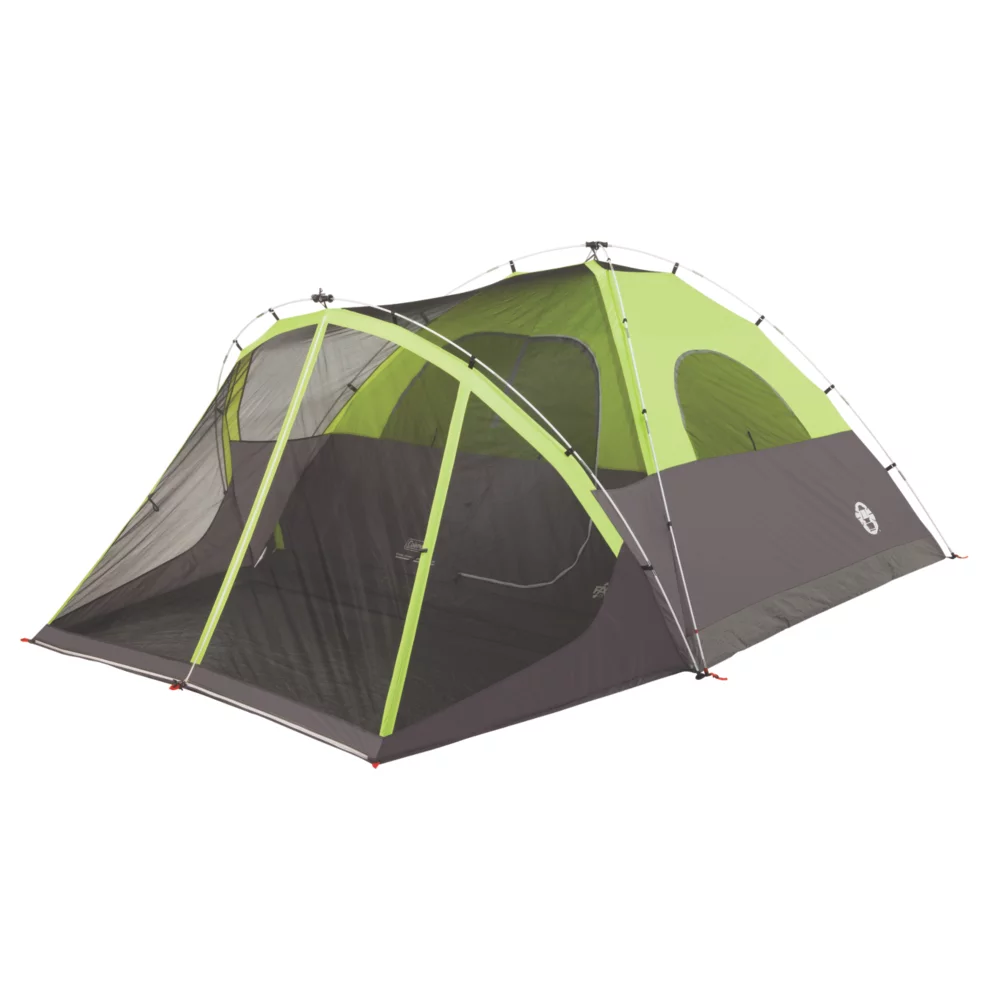 Coleman 6-Person Steel Creek™ Fast Pitch™ Dome Camping Tent With Screen Room, Green 4 Coleman 6-Person Steel Creek™ Fast Pitch™ Dome Camping Tent With Screen Room, Green - Image 2