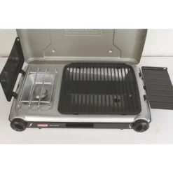Coleman Deluxe Tabletop Propane 2-in-1 Grill/Stove, 2-Burner -Coleman 2000020925 r 06