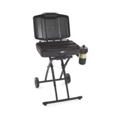 Coleman Road Trip Sportster® Propane Gas Grill 19 Coleman Road Trip Sportster® Propane Gas Grill -Coleman 2000020947 coleman sportster grill open red without food angle 1