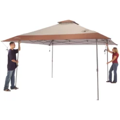 Coleman 13 X 13 Canopy Sun Shelter, Khaki -Coleman 2000023972 Step3