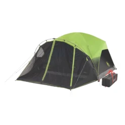 Coleman 6-Person Dark Room Fast Pitch Dome Tent With Screen Room -Coleman 2000024290 coleman darkroom tent 6person angle204