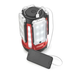 Coleman Quad® Pro 800L LED Lantern -Coleman 2000030727 coleman lantern quad pro multi panel c004 red front of pack detail