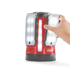 Coleman Quad® Pro 800L LED Lantern -Coleman 2000030727 coleman lantern quad pro multi panel c004 red straight on