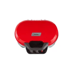 Coleman RoadTrip® 225 Portable Tabletop Propane Grill 14 Coleman RoadTrip® 225 Portable Tabletop Propane Grill -Coleman 2000033047 225 Table Top Coleman Red Overhead Grill Closed20copy