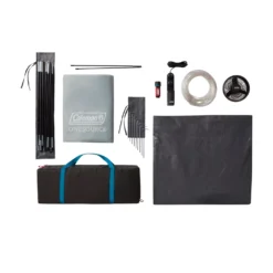 Coleman OneSource™ Rechargeable 6-Person Camping Dome Tent With Airflow System & LED Lighting -Coleman 2000035458 2000035457 TENT DOME ONESOURCE Shot80