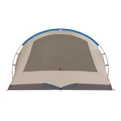 Coleman 4-Person Cabin Tent With Enclosed Weatherproof Screened Porch, Evergreen -Coleman 2000035608 Coleman 2020 US FlyOff StraightOn Back WindowClosed RET 1