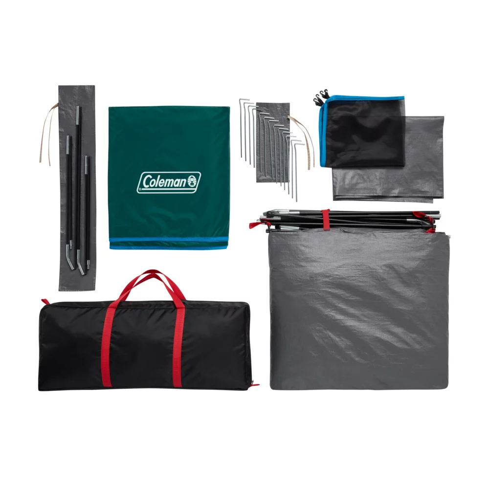 Coleman Skydome™ 4-Person Camping Tent With Full-Fly Vestibule, Evergreen 9 Coleman Skydome™ 4-Person Camping Tent With Full-Fly Vestibule, Evergreen - Image 7