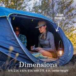Coleman 4-Person Camp Burst™ Pop-Up Tent With Dark Room™ Technology -Coleman 2155649 ATF5