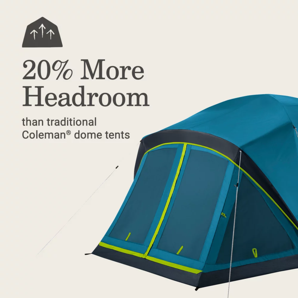 Coleman Skydome™ 4-Person Screen Room Camping Tent With Dark Room™ Technology 7 Coleman Skydome™ 4-Person Screen Room Camping Tent With Dark Room™ Technology - Image 5