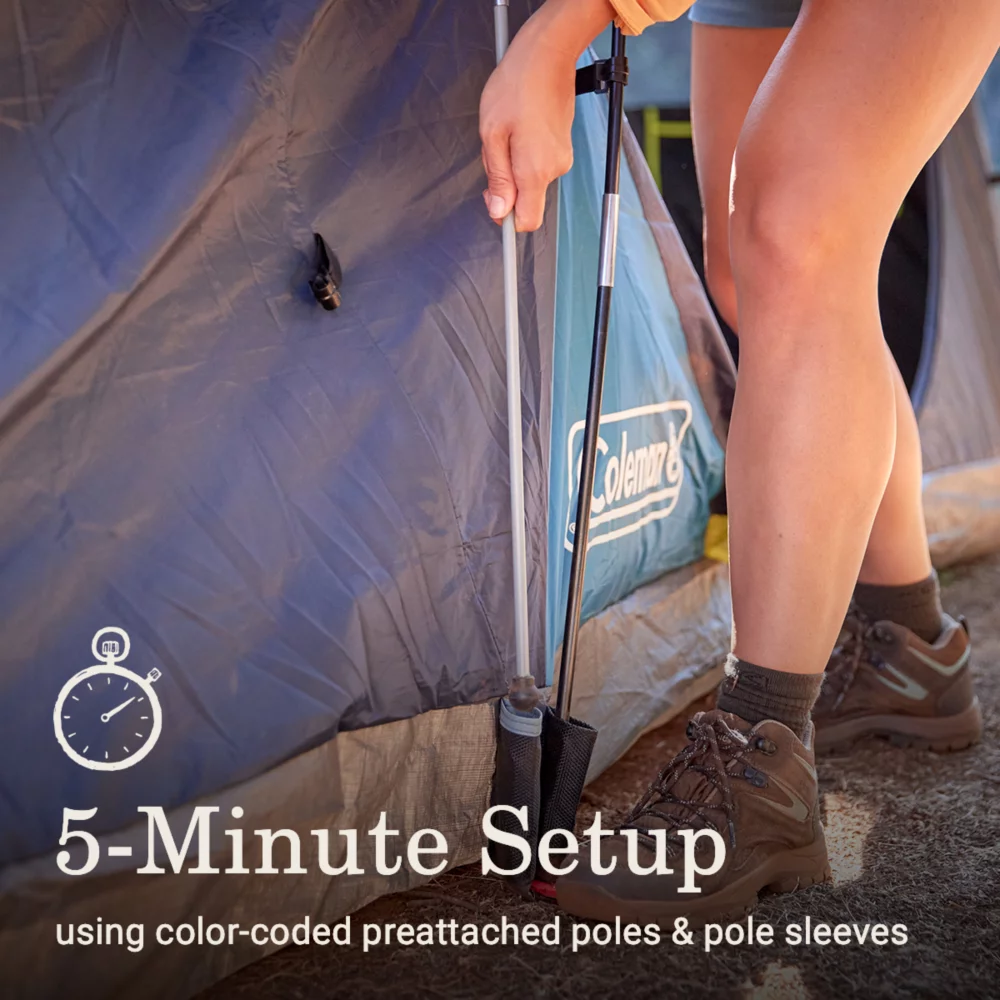 Coleman Skydome™ XL 10-Person Camping Tent With Dark Room™ Technology 5 Coleman Skydome™ XL 10-Person Camping Tent With Dark Room™ Technology - Image 3