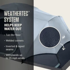 Coleman Skydome™ XL 8-Person Camping Tent With LED Lighting -Coleman 2155785 ATF4