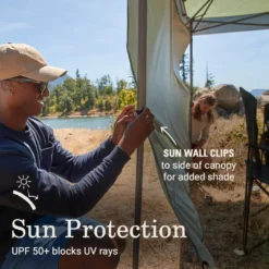 Coleman OASIS™ 10 X 10 Canopy With Sun Wall -Coleman 2156418 OasisLite10x10CanopySunWallMoss ATF5