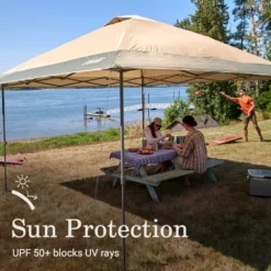 Coleman OASIS™ 13 X 13 Canopy -Coleman 2157498 Oasis13x13CanopyLightOak ATF5