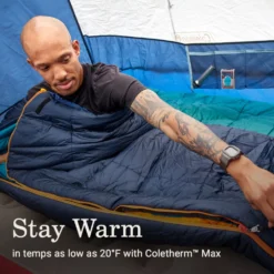 Coleman Big Bay™ 20° Big & Tall Contour Sleeping Bag -Coleman 2158165 ATF3