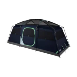 Coleman Sunlodge™ 8-Person Camping Tent, Blue Nights -Coleman 8P20CABIN20CONVENTIONAL Blue20Nights 2 Front Angle Fly20Off Windows20Up