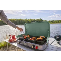 Coleman Cascade™ Stove Grill & Griddle Accessory -Coleman Cascade 3in1 Stove PPN HickoryMoss 2157356 Var2 0002 1