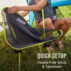 Coleman Mantis Space-Saving Full-Size Low-Profile Chair -Coleman Coleman 2000037227 LowProfileChair ATF3