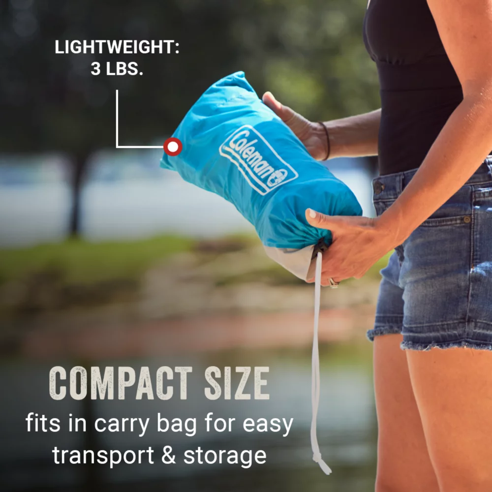 Coleman Skyshade™ Small Compact Beach Shade, Caribbean Sea 4 Coleman Skyshade™ Small Compact Beach Shade, Caribbean Sea - Image 2