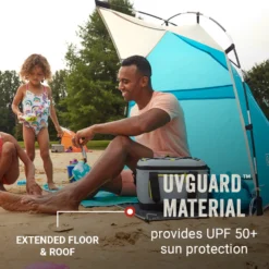 Coleman Skyshade™ Small Compact Beach Shade, Caribbean Sea 12 Coleman Skyshade™ Small Compact Beach Shade, Caribbean Sea -Coleman Coleman 2000037508 Skyshade CaribbeanSea ATF4