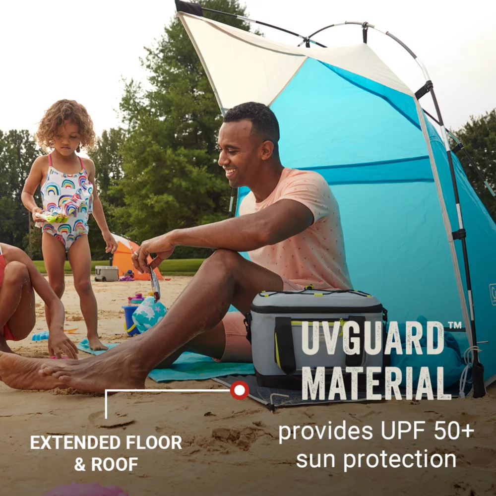 Coleman Skyshade™ Small Compact Beach Shade, Caribbean Sea 6 Coleman Skyshade™ Small Compact Beach Shade, Caribbean Sea - Image 4