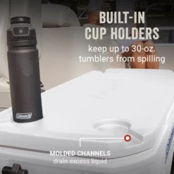 Coleman 316 Series™ 100-Quart Marine Wheeled Cooler -Coleman Coleman 316 Series 100QT Marine ATF5