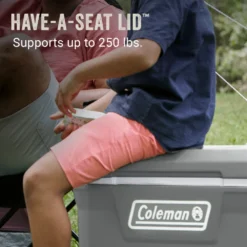 Coleman 316 Series™ 65-Quart Wheeled Cooler -Coleman Coleman 316 Series 65QT Rock ATF6