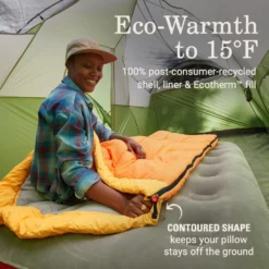Coleman Arch Bay™ 15°F Big & Tall Sleeping Bag 10 Coleman Arch Bay™ 15°F Big & Tall Sleeping Bag -Coleman Coleman ArchBay SleepingBags 15F Daffodil BT ATF3