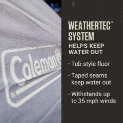 Coleman Blue Springs II™ 8-Person Camping Tent -Coleman Coleman BlueSpringsTents 8P StormGray ATF2