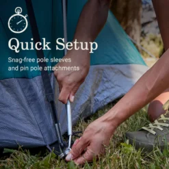 Coleman Blue Springs II™ 8-Person Camping Tent -Coleman Coleman BlueSpringsTents 8P StormGray ATF5