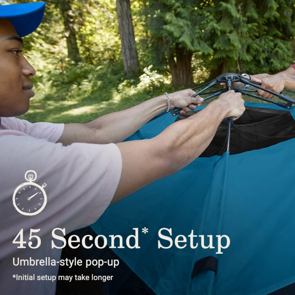 Coleman® Camp Burst™ 4-Person Dark Room™ Camping Tent 4 Coleman® Camp Burst™ 4-Person Dark Room™ Camping Tent - Image 2