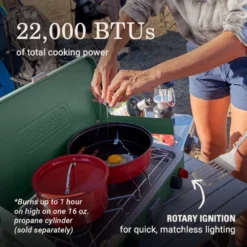 Coleman Cascade™ 222 2-Burner Camping Stove -Coleman Coleman Cascade 222 2BurnerCampingStove ATF6