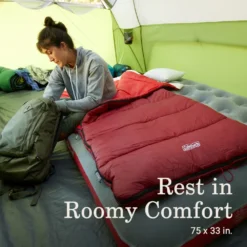 Coleman Flatlands™ 30°F Sleeping Bag 12 Coleman Flatlands™ 30°F Sleeping Bag -Coleman Coleman Flatlands SleepingBags 30F Mahogany ATF5