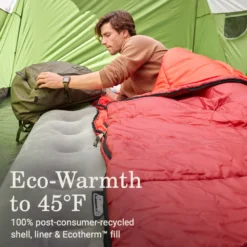 Coleman Flatlands™ 45°F Big & Tall Sleeping Bag -Coleman Coleman Flatlands SleepingBags 45F Red BT ATF3