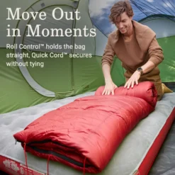Coleman Flatlands™ 45°F Big & Tall Sleeping Bag -Coleman Coleman Flatlands SleepingBags 45F Red BT ATF5