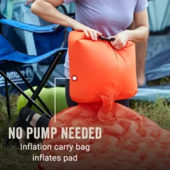 Coleman Kompact™ Premium Inflatable Camp Pad -Coleman Coleman PremiumCampPad TigerLily ATF3