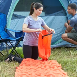 Coleman Kompact™ Premium Inflatable Camp Pad -Coleman Coleman PremiumCampPad TigerLily ATF6