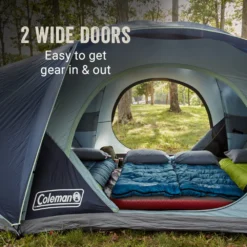 Coleman Skydome™ 10-Person Camping Tent XL, Blue Nights -Coleman Coleman Skydome XL 10P BlueNights ATF5 2 1