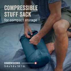 Coleman Kompact™ 40°F Big & Tall Contour Sleeping Bag -Coleman Coleman SleepingBagContour40D Space ATF3