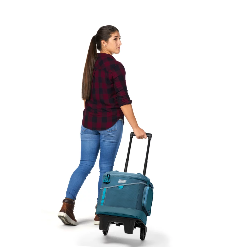 Coleman SPORTFLEX™ 42-Can Soft Cooler With Wheels, Ocean 6 Coleman SPORTFLEX™ 42-Can Soft Cooler With Wheels, Ocean - Image 4