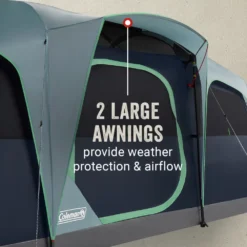 Coleman Sunlodge™ 12-Person Camping Tent, Blue Nights -Coleman Coleman Sunlodge BlueNights ATF5 1