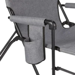 Coleman Forester Series Deck Chair -Coleman HKDDeckChair CationicGrey Cupholder20Feature 2000035920