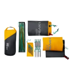 Coleman PEAK1™ 2-Person Backpacking Tent​ -Coleman Peak1 BackpackingTent 2P Overhead Bag Contents 0003 v3