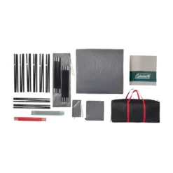 Coleman Skylodge™ 12-Person Camping Tent With Screen Room, Evergreen 17 Coleman Skylodge™ 12-Person Camping Tent With Screen Room, Evergreen -Coleman Tent12P Ext Sr C001 EG Overhead Content 1