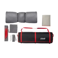 Coleman Skylodge™ 4-Person Instant Camping Tent, Blackberry -Coleman Tent6P Cabin Inst BB Overhead Content Edited