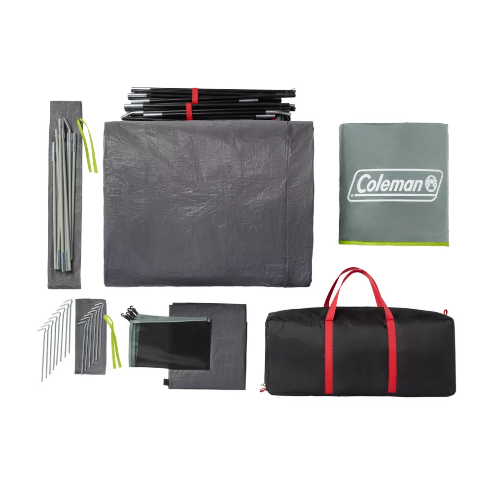 Coleman Skydome™ 8-Person Camping Tent With Screen Room, Rock Grey 10 Coleman Skydome™ 8-Person Camping Tent With Screen Room, Rock Grey - Image 8